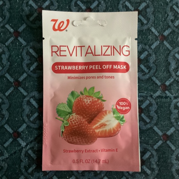 Walgreens Revitalizing Strawberry Peel Off Mask Strawberry Extract Vitamin E - Picture 4 of 4